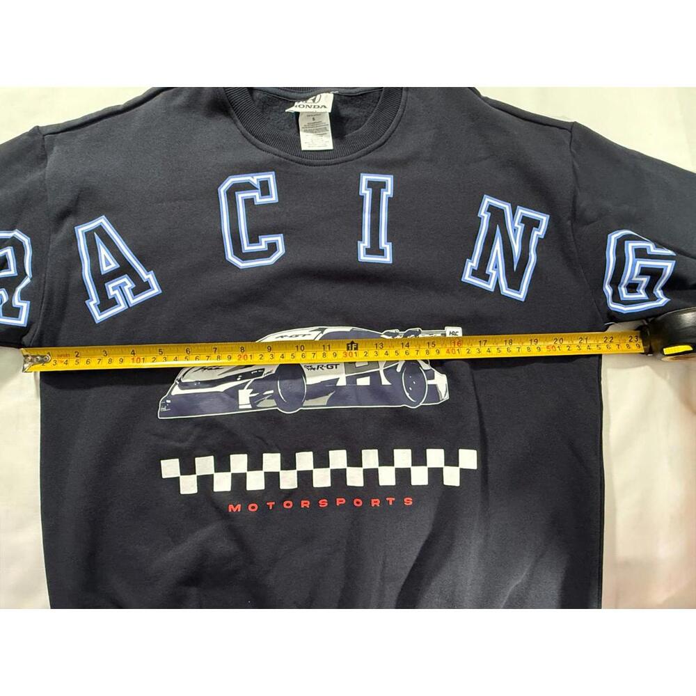 Honda Racing Team Black Pullover Crew Neck Sweatshirt S Men's/Unisex Race Car - Picture 7 of 9